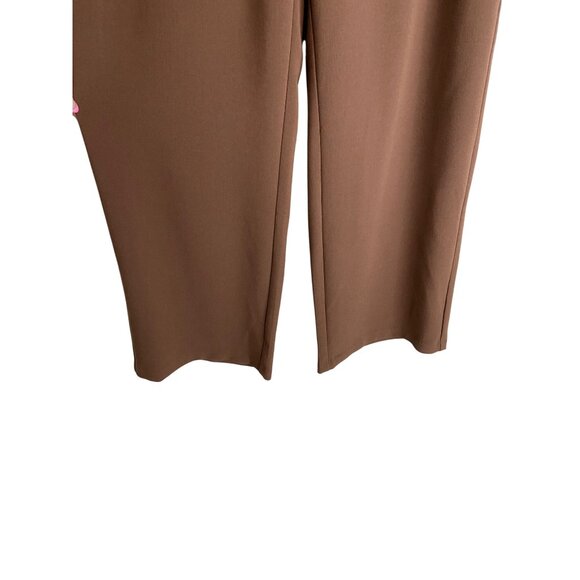 Abercrombie & Fitch Brown Wide-Leg Trousers - Picture 7 of 12